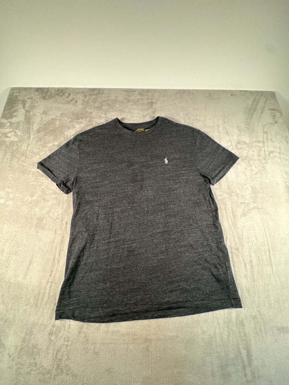 Polo Ralph Lauren Classic Fit T-Shirt Size M Dark Gray Jersey Crewneck